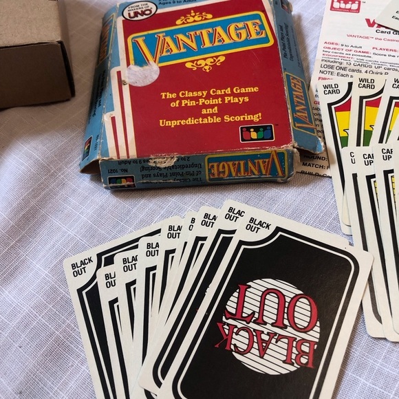 Vintage 1985 Vantage Card Game by The Makers of Uno Complete - Picture 7 of 12